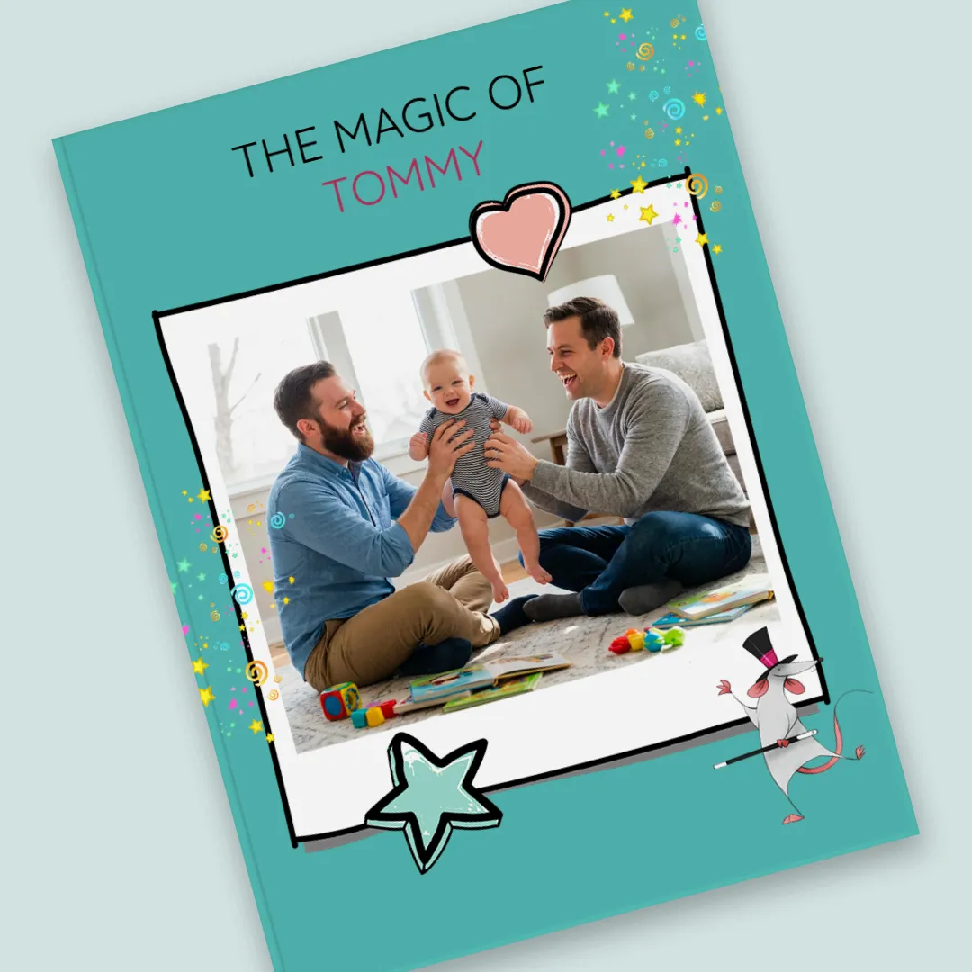 Show details for 8.5 x 11 | Magic of You | Two Dads | for delivery in the US only